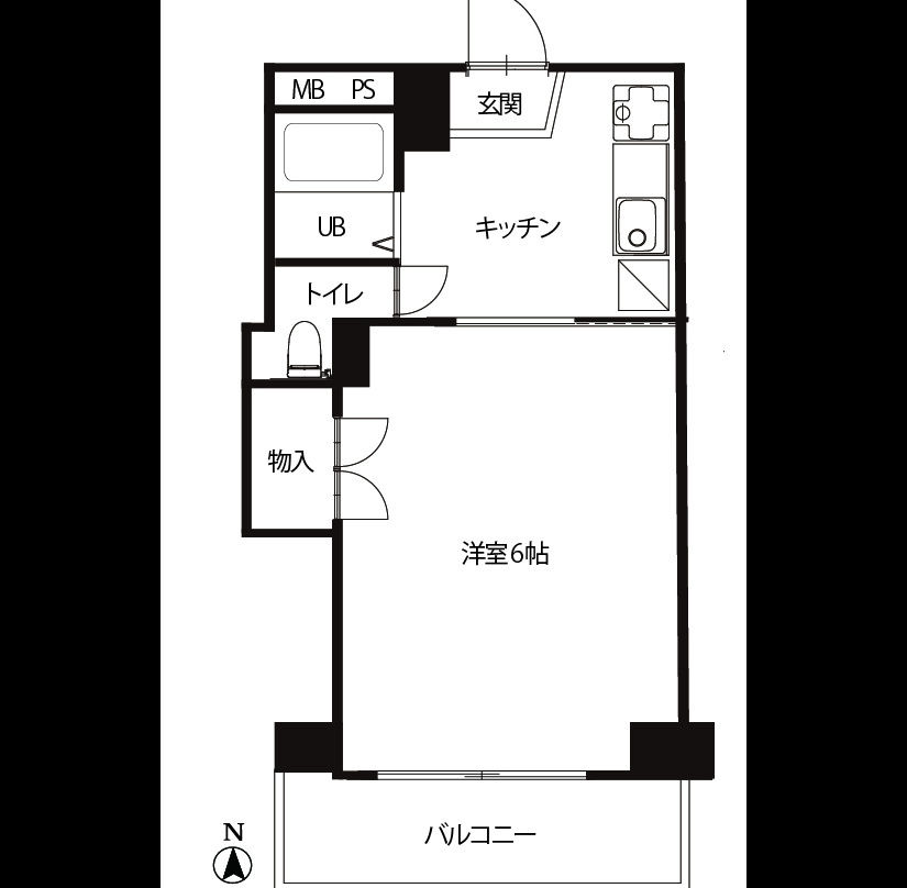 山王ハイム106号室